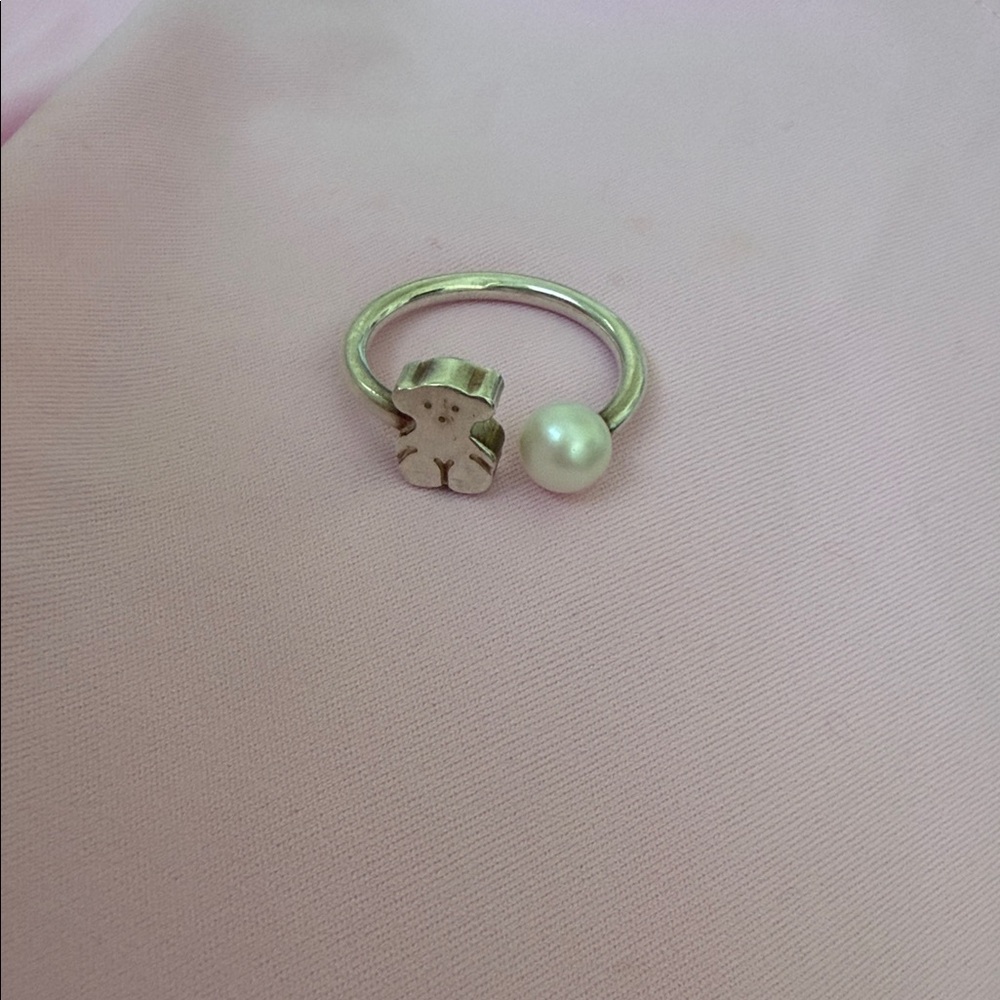 Silver Tous ring size 5
